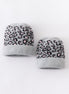 Grey leopard beanie hat toddler adult