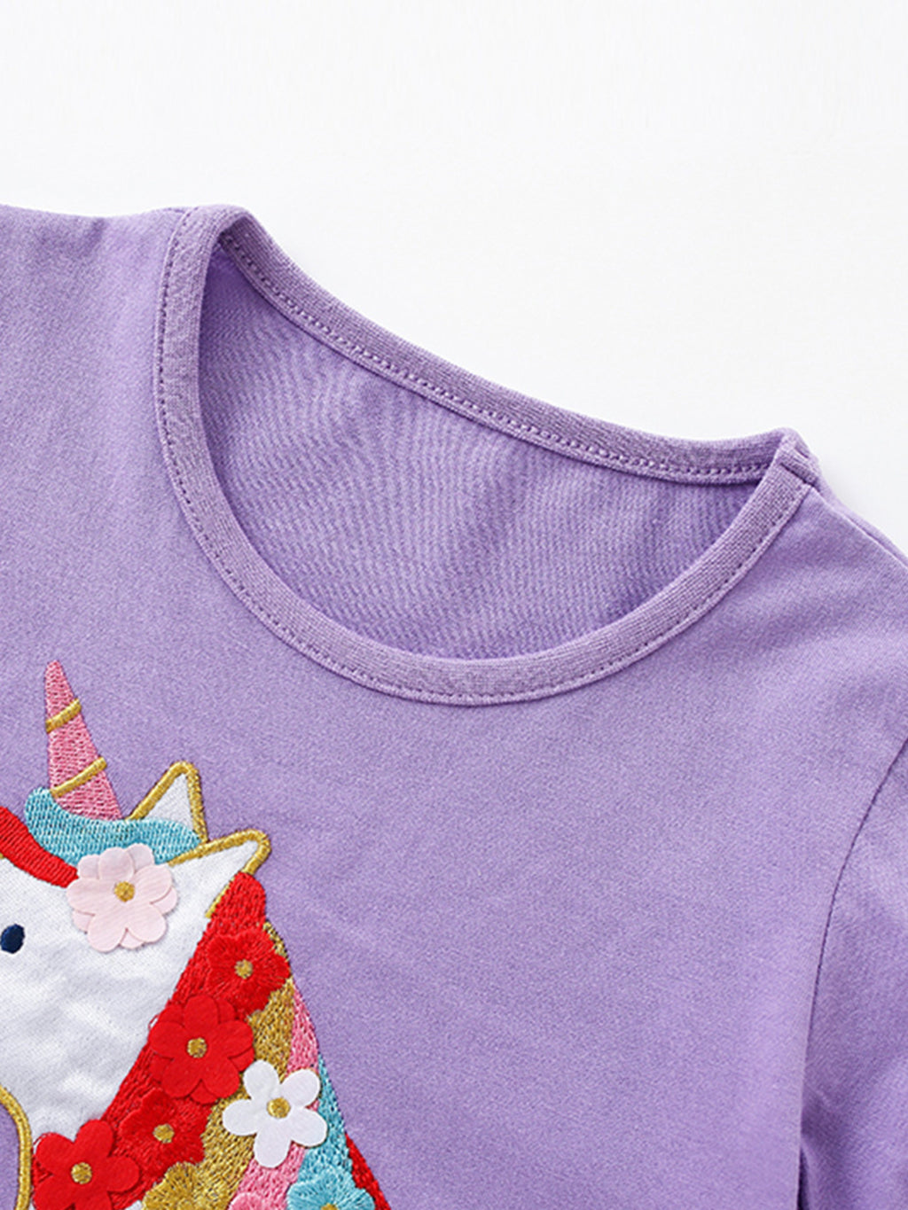 Children's Unicorn Embroidered Tulle Dress - Little Janey Shop