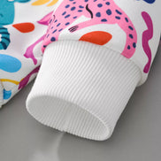 Children's Animal Print Crew Neck Sweatshirt - Little Janey Shop