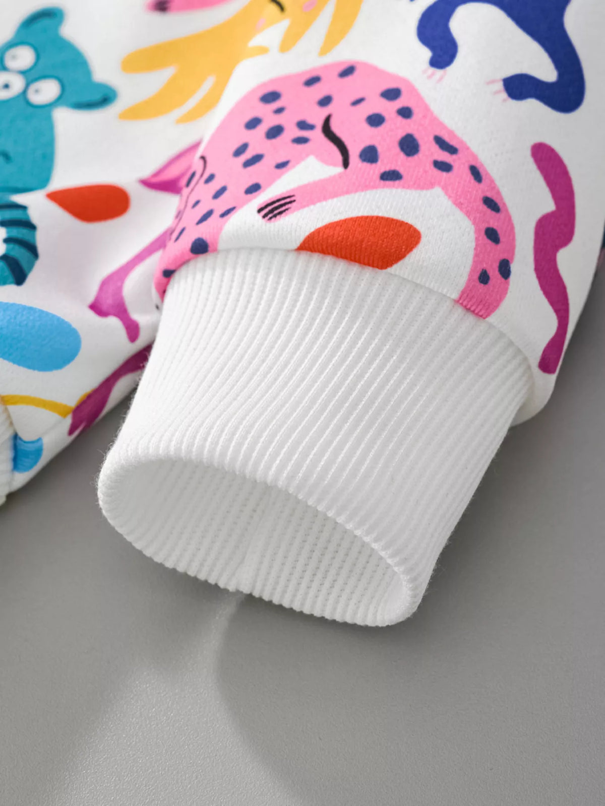 Children's Animal Print Crew Neck Sweatshirt - Little Janey Shop
