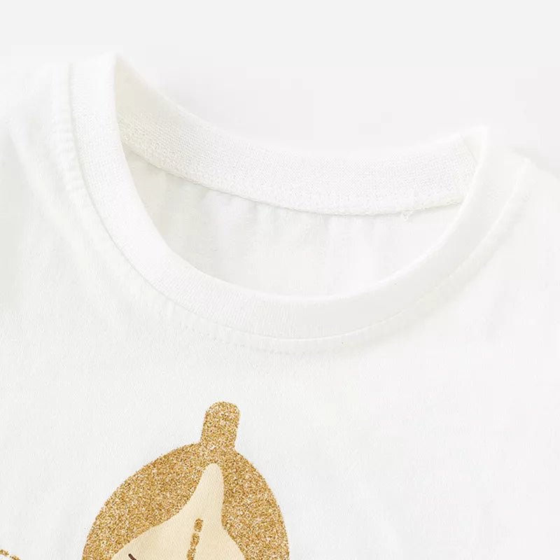 Girls' Fairy Graphic Tee & Shorts Set – Kids 2 - Piece Cotton Outfit - Little Janey Shop