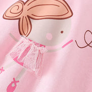 Children's Ballerina Graphic Short Sleeve T-Shirt - Little Janey Shop