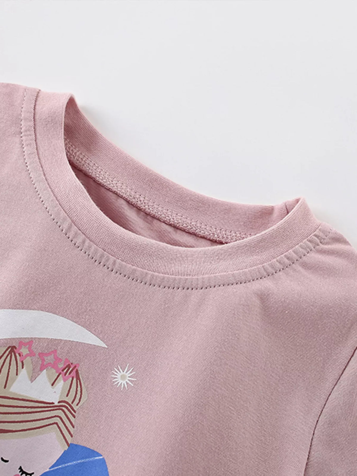 Children's Cute Fairy Graphic Short Sleeve T-Shirt - Little Janey Shop