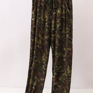 Forest Leaf Camo bamboo dad pants