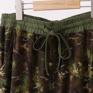 Forest Leaf Camo bamboo dad pants
