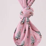 Pink christmas tree bamboo gown