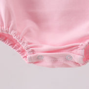 Pink clover glitter ruffle bubble