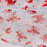 Lobster print muslin top