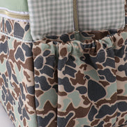 Camouflage bear print backpack