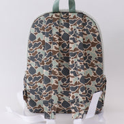 Camouflage bear print backpack