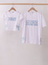 White MAMA bow applique mom&me top