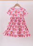 Pink bow baseball bamboo dress