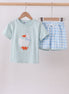 Goose Appliqué Shorts Set