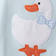 Goose Appliqué Shorts Set