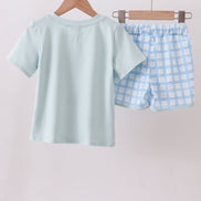 Goose Appliqué Shorts Set