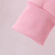 Pink heart love smile sequin fleece mom&me sweatshrit