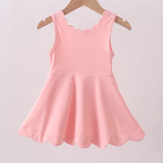 Pink scalloped active mom&me dress
