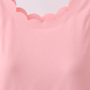 Pink scalloped active mom&me dress