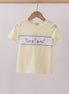 Yellow cross sheep embroidery top