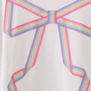 Cream hand-sewn bow mom&me sweatshirt