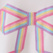 Cream hand-sewn bow mom&me sweatshirt