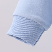 Blue hand-sewn bow mom&me sweatshirt