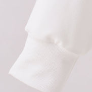 Cream hand-sewn bow mom&me sweatshirt