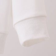 Cream hand-sewn bow mom&me sweatshirt
