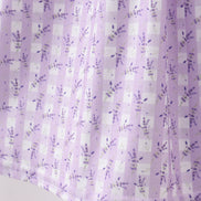 Lavender floral smocked ruffle dress