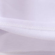 White bow sequin mom&me top