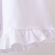 Blue Bow Smocked Embroidered Jacquard Set