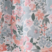 Pink Floral Smocked dress