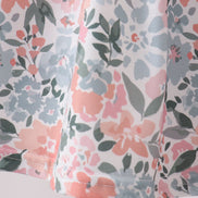 Pink Floral Smocked Set