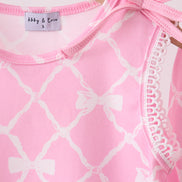 Pink Bow Bloomer Set