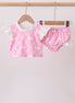 Pink Bow UPF Swim Set