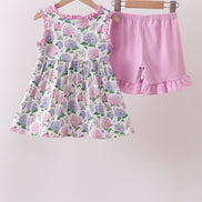 Purple Hydrangea Set