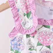 Purple Hydrangea UPF Swim Set