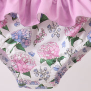Purple Hydrangea UPF Swim Set