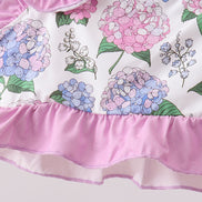 Purple Hydrangea UPF Swim Set