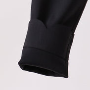 Black Scalloped Yoga Active Leggings