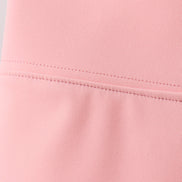Pink Scalloped Yoga Active Leggings