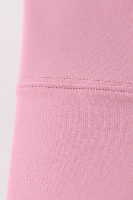 Lilac Scalloped Yoga Active Leggings