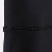 Black Scalloped Mom Yoga Active Leggings