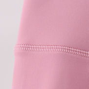 Lilac Scalloped Mom Yoga Active Leggings