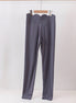 Gray Scalloped Mom Yoga Active Leggings