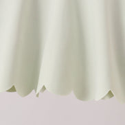 Green Scalloped Yoga Skorts Set