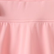 Pink Scalloped Yoga Skorts Set