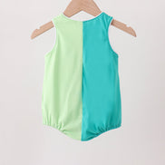 Blue Colorblock Bubble