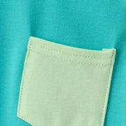 Blue Colorblock Set