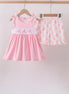 Pink Sailboat Embroidered Set